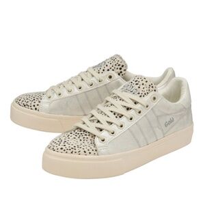 GOLA SILVER CHEETAH FUR SNEAKER